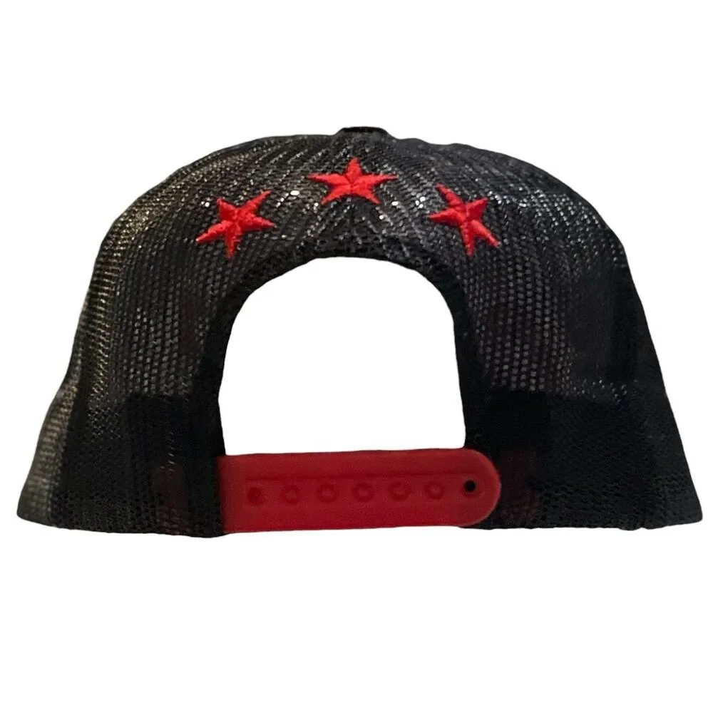 KBETHOS Chicago Snap Back Flat Brim Embroidered Hat